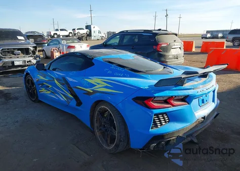 2021 Chevrolet Corvette Stingray Rwd 1Lt z USA, uszkodzony, nr VIN 1G1YA2D49M5112936